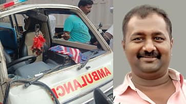 Patient Dies As Ambulance Rams to another ambulance in thiruvananthapuram Patient Dies As Ambulance Rams to another ambulance in thiruvananthapuram