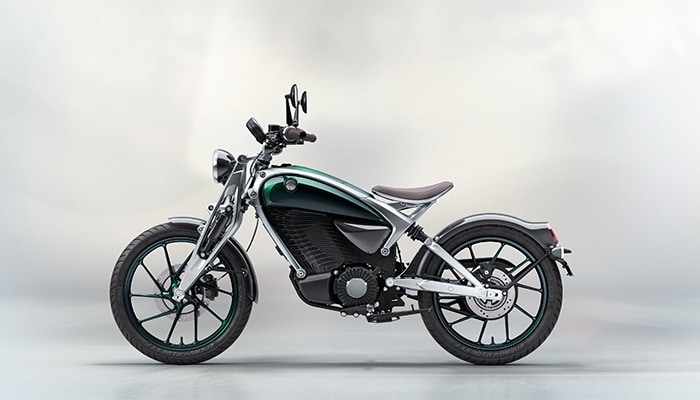 Royal Enfield Unveils Retro Inspired Electric Motorcycle Flying Flea C6 sat