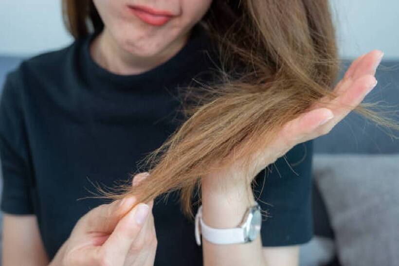 split ends hair tips