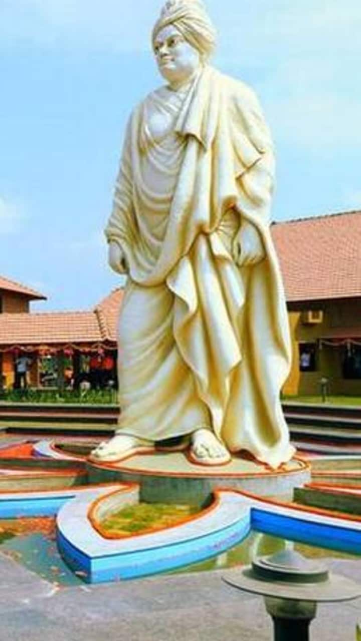 Worlds Tallest Swami Vivekananda Statue Indore Naresh Kumawat in Telugu sns