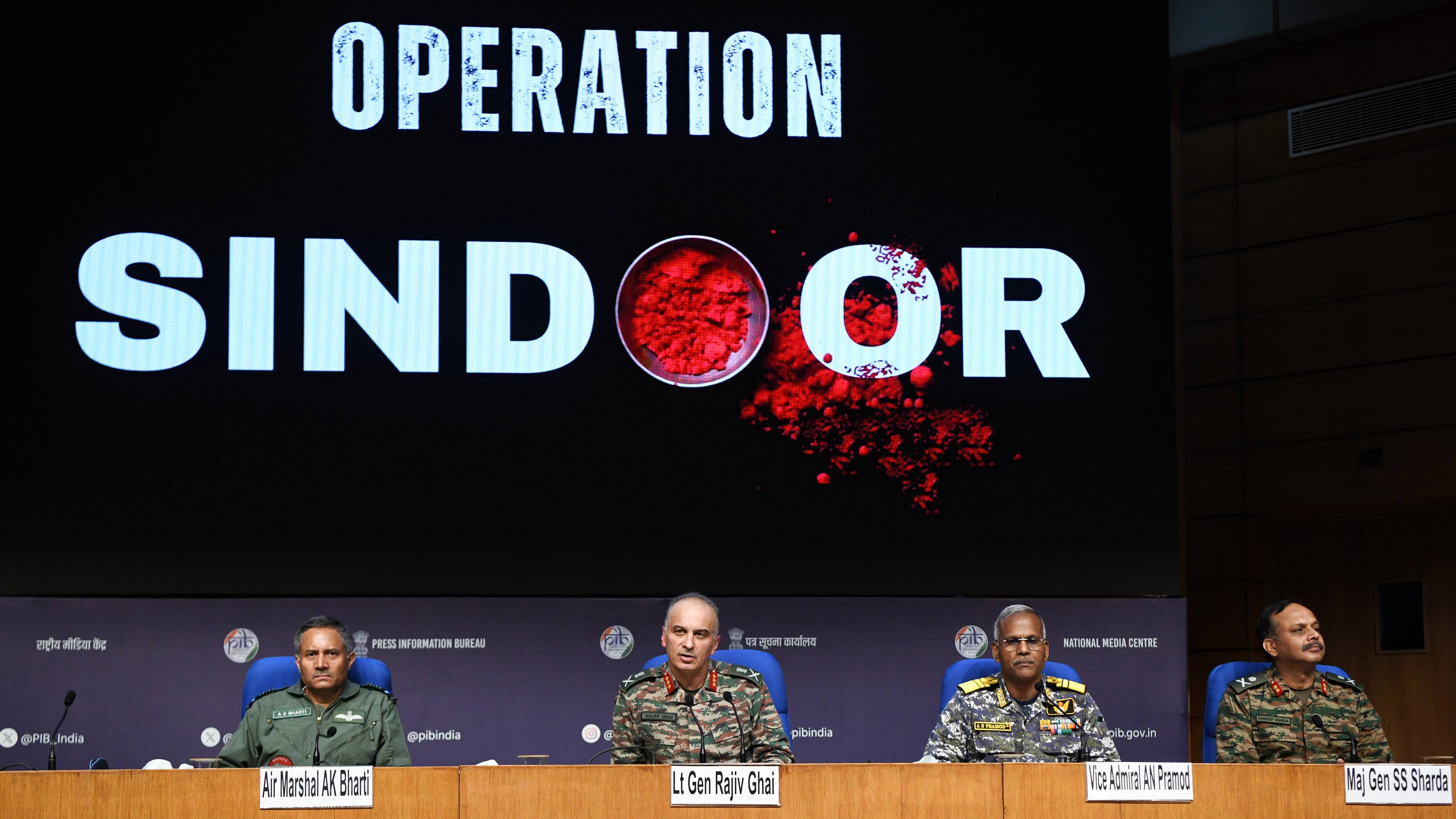 Indian Armed Forces hold press conference on Operation Sindoor