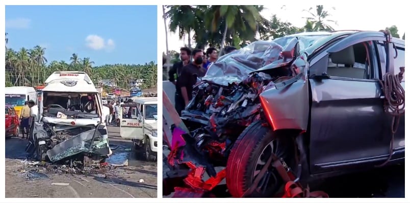 kozhikode car and traveler accident 4 death postmortem today 