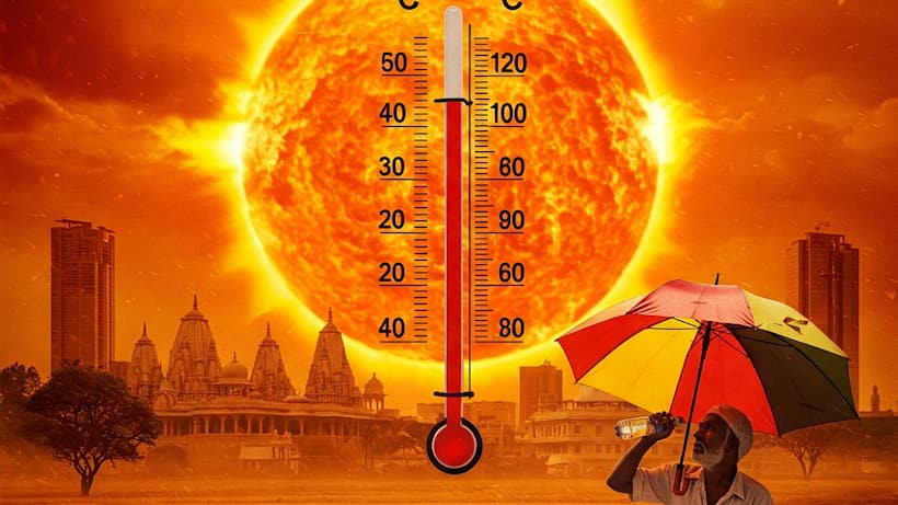 up weather today heatwave alert varanasi temperature forecast rain update