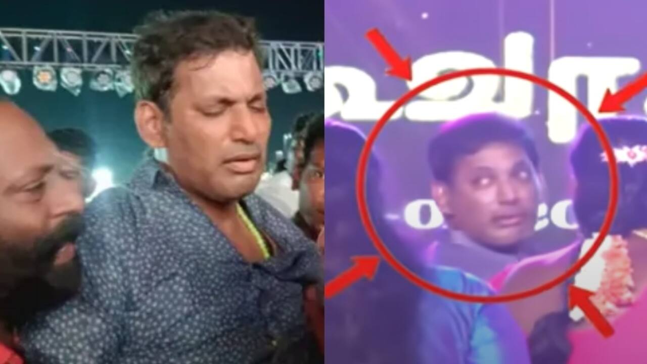 പൊതു പരിപാടിക്കിടെ വേദിയിൽ കുഴഞ്ഞ് വീണ് നടൻ വിശാൽ; ആശങ്കയിൽ ആരാധകർ