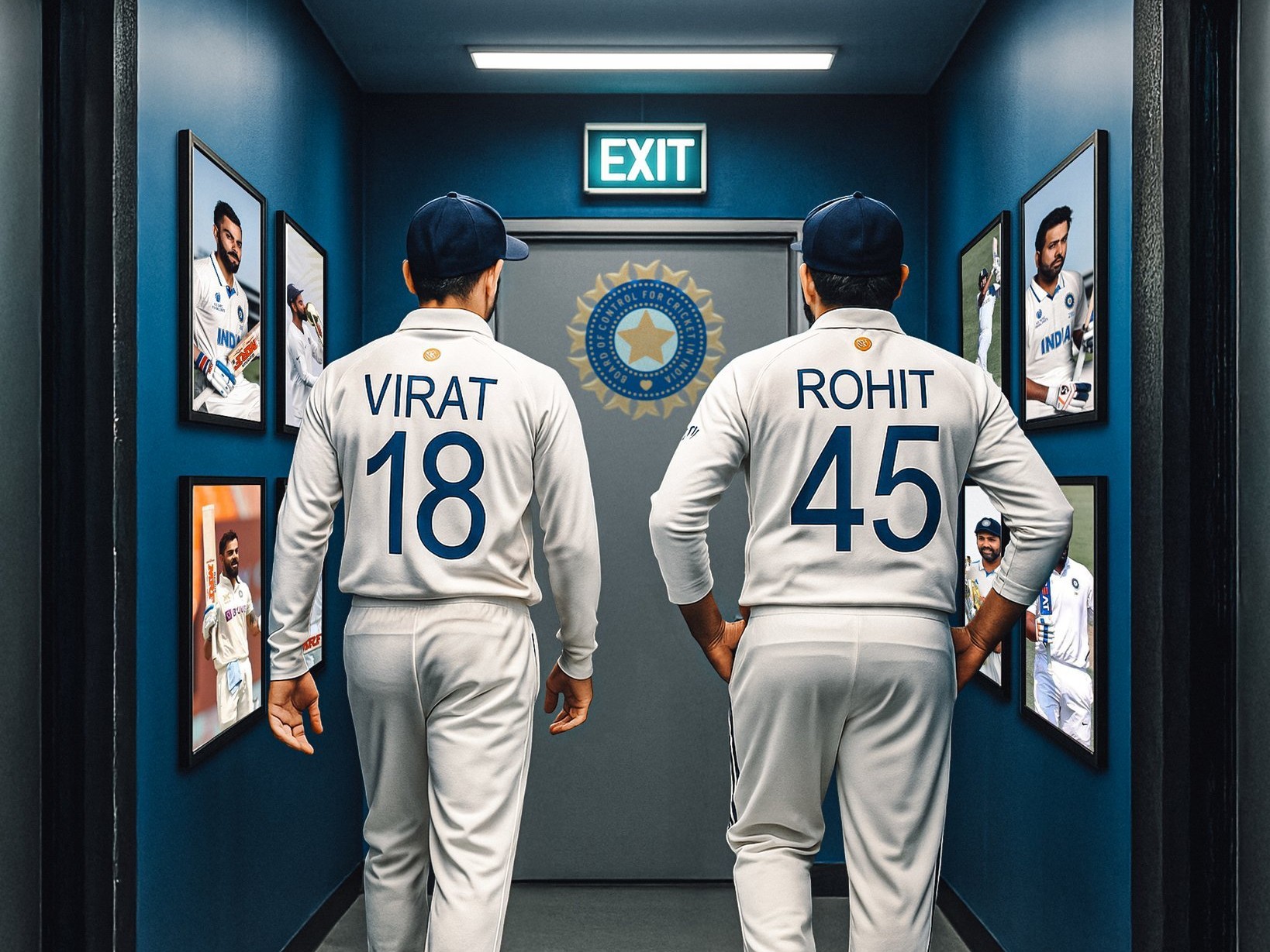 BCCI behind Virat Kohli, Rohit Sharma's Test cricket retirement in telugu rma