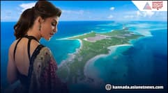 Which actress owns Island in Srilanka pav
