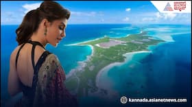 Which actress owns Island in Srilanka pav