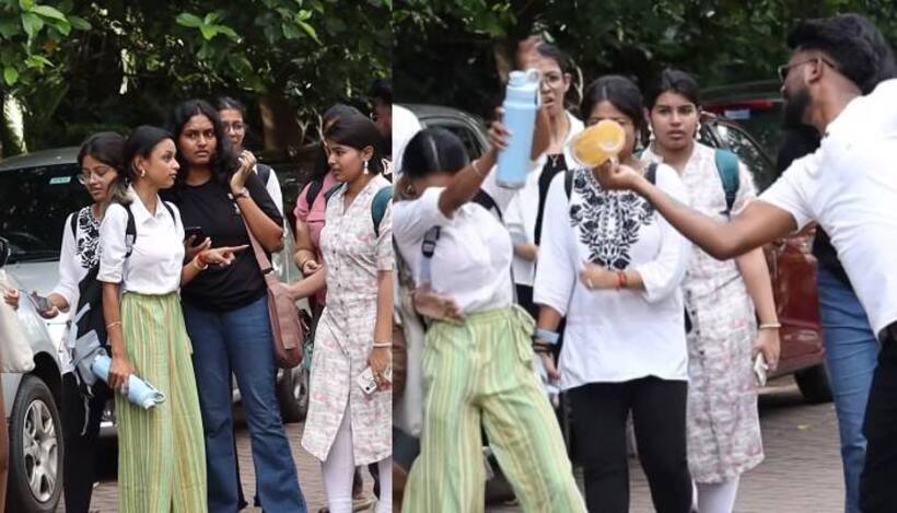 ബിയർ ​ഗ്ലാസുമായി യുവാവ്, 'ഇത് തമാശയല്ല', രൂക്ഷമായി പ്രതികരിച്ച് പെൺകുട്ടി; വീഡിയോയ്ക്ക് വൻ വിമർശനം