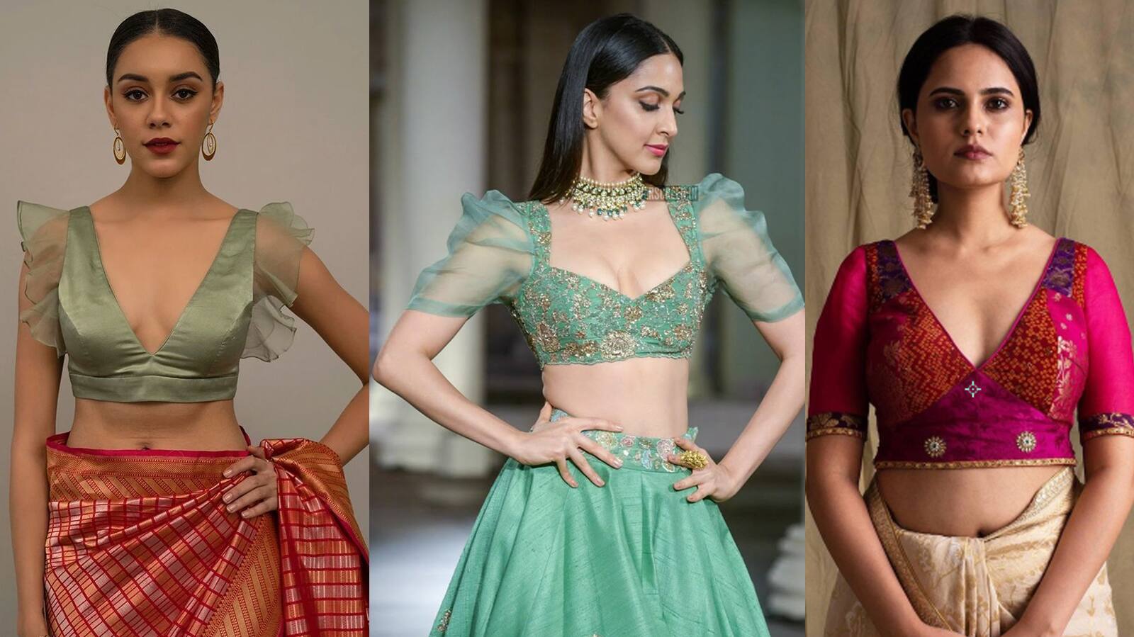 Blouse designs according to body type