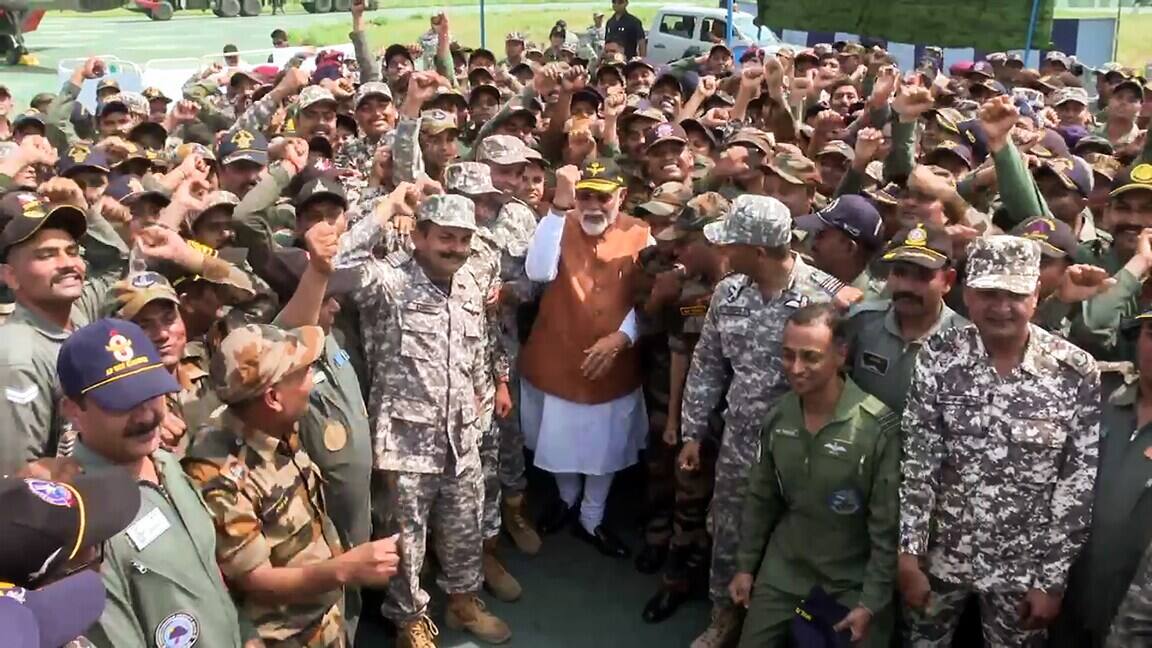 PM Modi visits Adampur Air Base