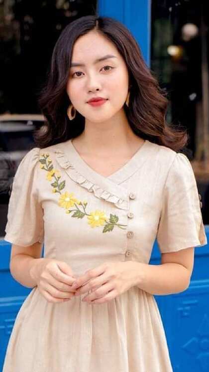 Korean Style Wrap Dress