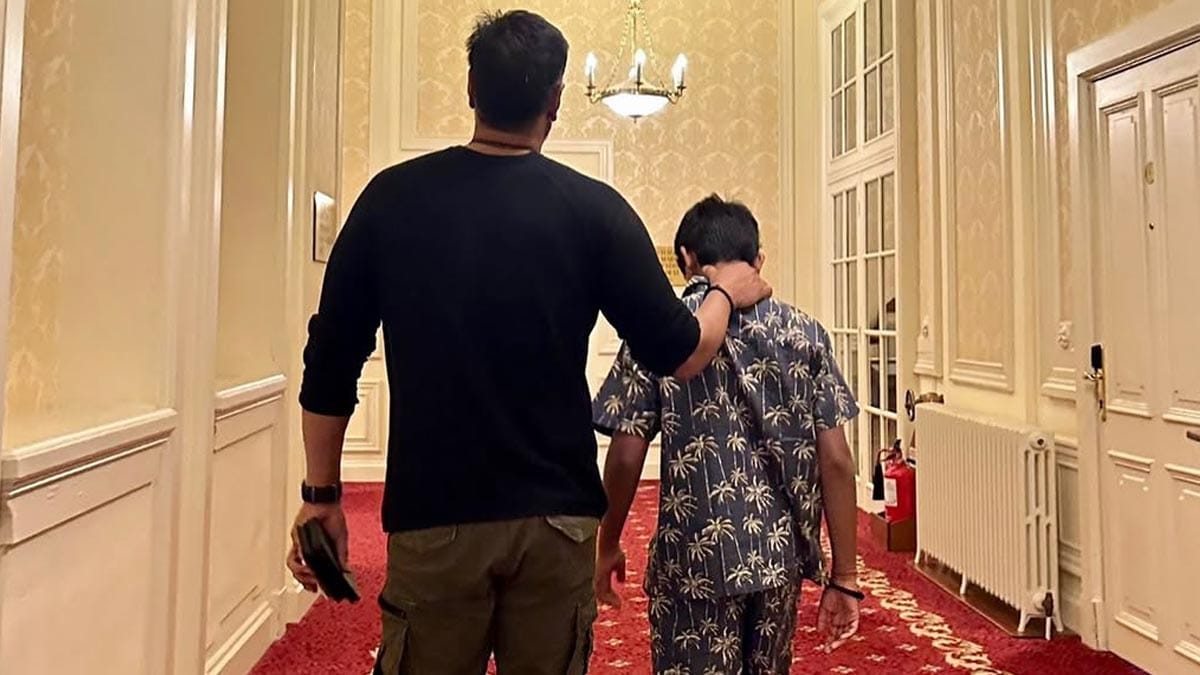 Ajay Devgn and son Yug voice Hindi version of Karate Kid Legends in telugu dtr