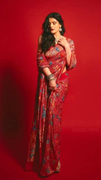 Zareen Khan's fashionista looks: Saree designs and styles