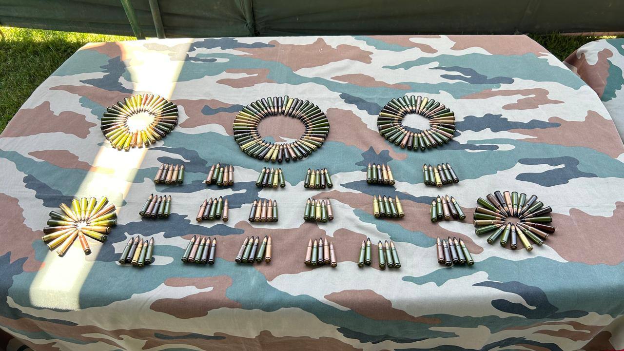 Operation Keller: Indian Army releases photos of weapons seized from three LeT terrorists in Shopian encounter
