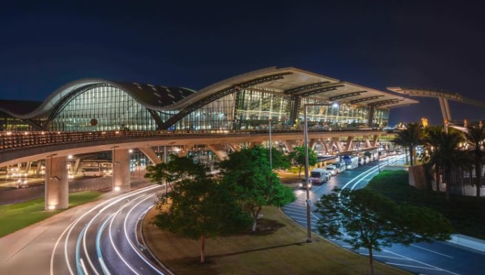 Trump's visit to Qatar; Road to Hamad Airport closed