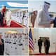 us president in qatar after 22 years donald trump gets warm welcome