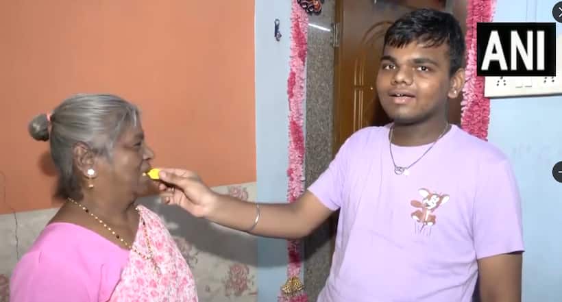 65 year old grandmother and grandson pass ssc exam