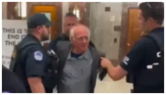 Ben and Jerrys co founder arrested for protesting against US funding for the Gaza attacks