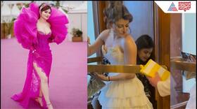 Urvashi Rautela get stuck in a revolving door at Cannes suc