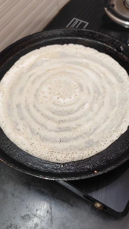 Dosa Making Without a Nonstick Tawa