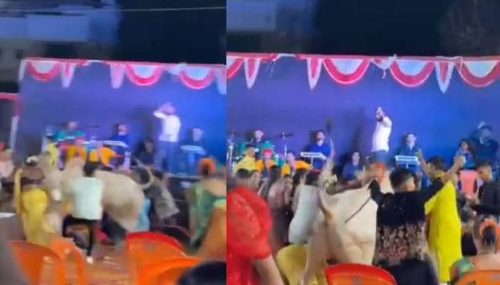 bull crashes family gathering video went viral 