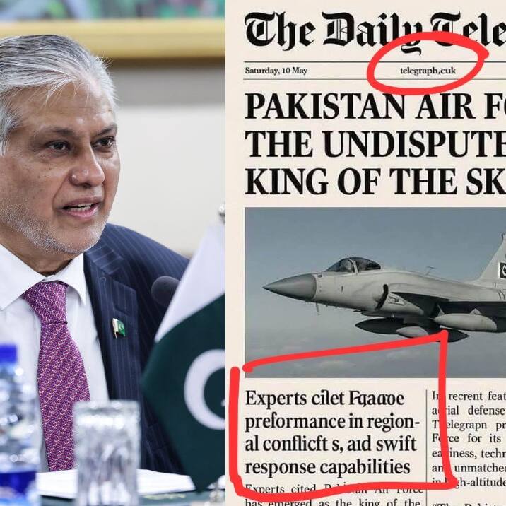 Pakistan FM's misinformation crash-lands: Fake 'undisputed king of the skies' Telegraph headline debunked by own media
