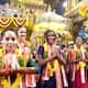Miss World 2025 Contestants Visit Yadagirigutta and Pochampally Telangana in telugu jms
