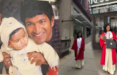 పునీత్ కూతురు ధృతి అమెరికాలో టాప్ కాలేజీలో గ్రాడ్యుయేషన్ పూర్తి
