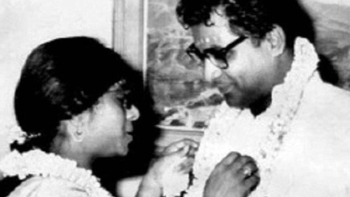 George Fernandez and Laila Kabir marriage file photo