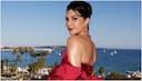 (PHOTOS) Cannes 2025: Jacqueline Fernandez stuns in red corseted couture gown; looks ravishing