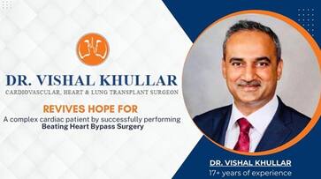 Dr. Vishal Khullar revives hope for a complex cardiac patient by successfully performing Beating Heart Bypass Surgery