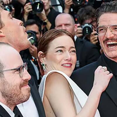 Cannes 2025: Emma Stone's encounter with Bee on red carpet, Her reaction went viral