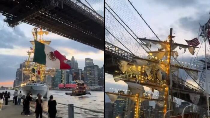 Two Dead After Mexican Navy Ship Slams Into Brooklyn Bridge Mexican Navy ship crashes into New York City's Brooklyn Bridge: 2 dead