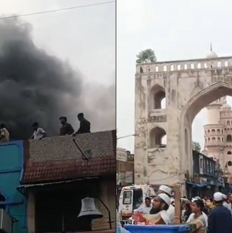 Massive fire near Charminar in Hyderabad kills 17, rescue efforts continue; VIDEOS surface