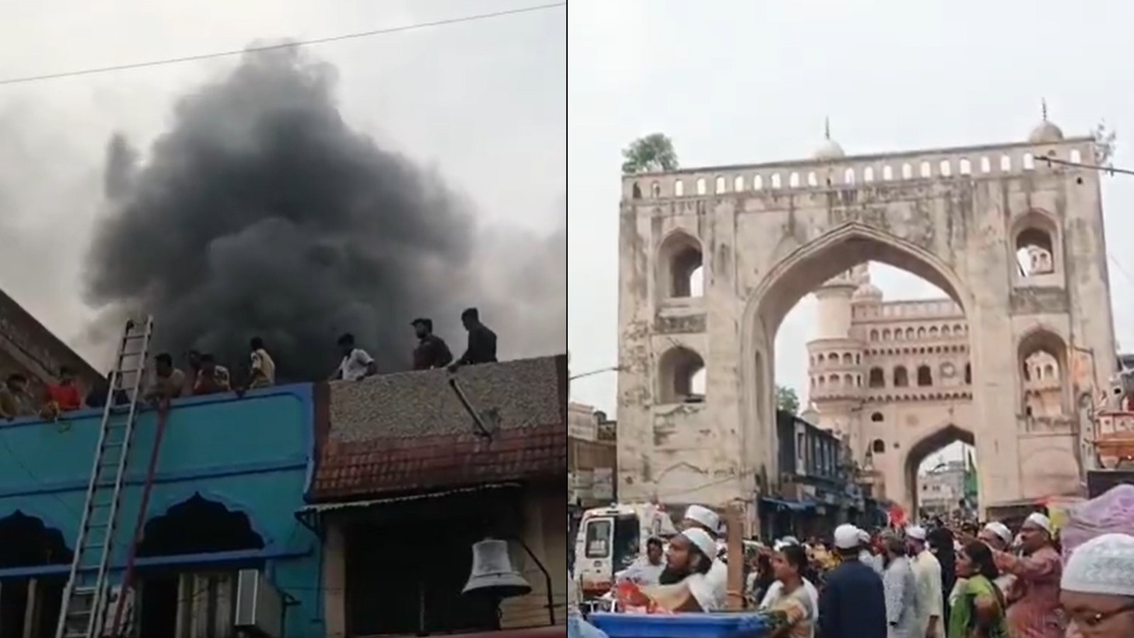 Massive fire near Charminar in Hyderabad kills 17, rescue efforts continue; VIDEOS surface - Asianet Newsable