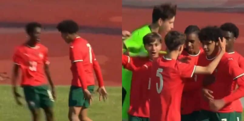 Watch Video: Cristiano Jr scores brace for Portugal U15