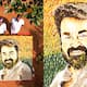 Picture of actor Mohanlal in jackfruit garden using jackfruit