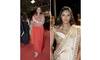 Nidarshana Gowani Shines at Cannes 2025 in Red Zari Look as Daughter Trishla Celebrates Indian Art
