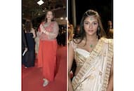 Nidarshana Gowani Shines at Cannes 2025 in Red Zari Look as Daughter Trishla Celebrates Indian Art
