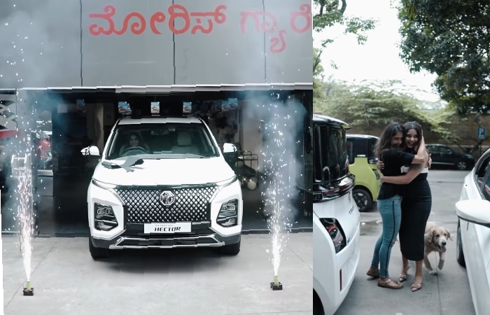 bigg boss kannada aishwarya shindogi bought new mg car 