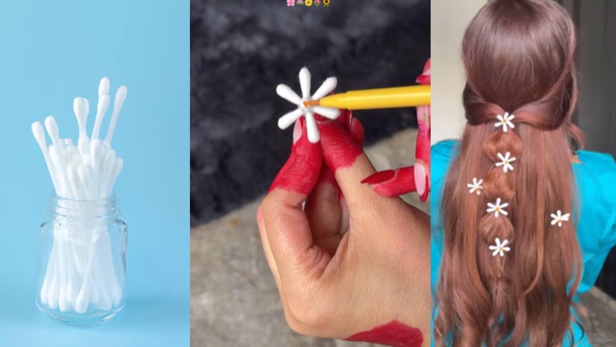 DIY-hair-accessories-using-earbuds