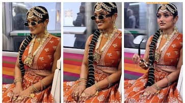 Video of indian girl wearing lehenga in Paris metro goes viral Video of indian girl wearing lehenga in Paris metro goes viral