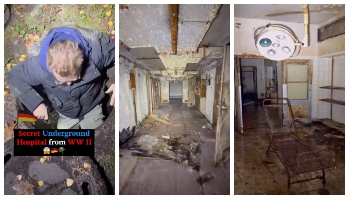 Secert World War II era underground hospital in germay viral video