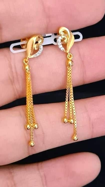 డాంగ్లర్ బంగారు చెవిరింగులు