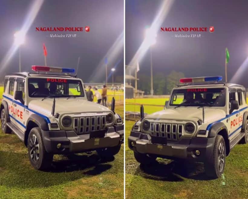 ആദ്യമായി കാക്കിക്കുപ്പായമിട്ട് മഹീന്ദ്ര ഥാർ റോക്‌സ്, ചേർന്നത് നാഗാലാൻഡ് പോലീസിൽ