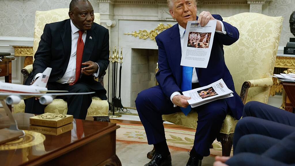Cyril Ramaphosa and Trump