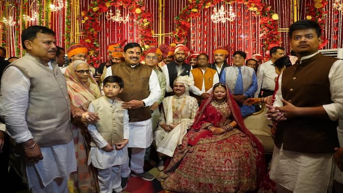 ग्वालियर में ऊर्जा मंत्री की बेटी की शादी में सीएम यादव की उपस्थिति