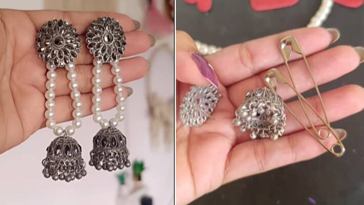 How to reuse broken jhumki