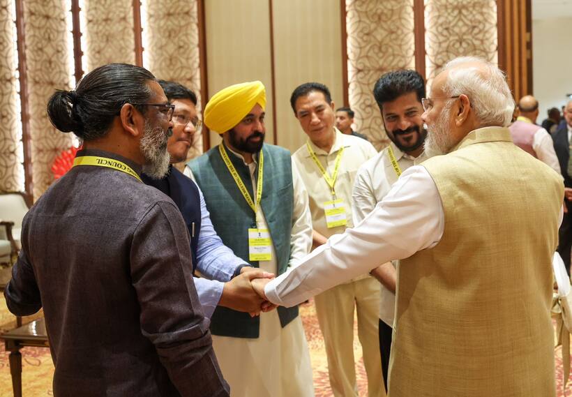 NITI aayog meeting 2025