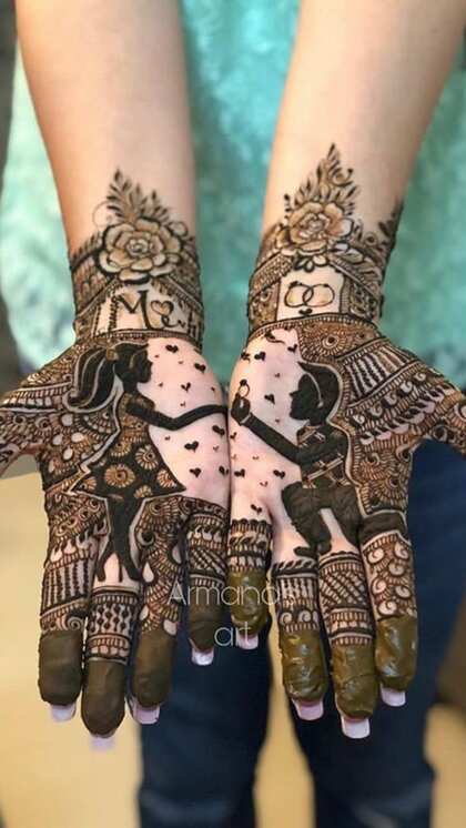 లవ్ మ్యారేజ్ కి ప్రత్యేక మెహందీ